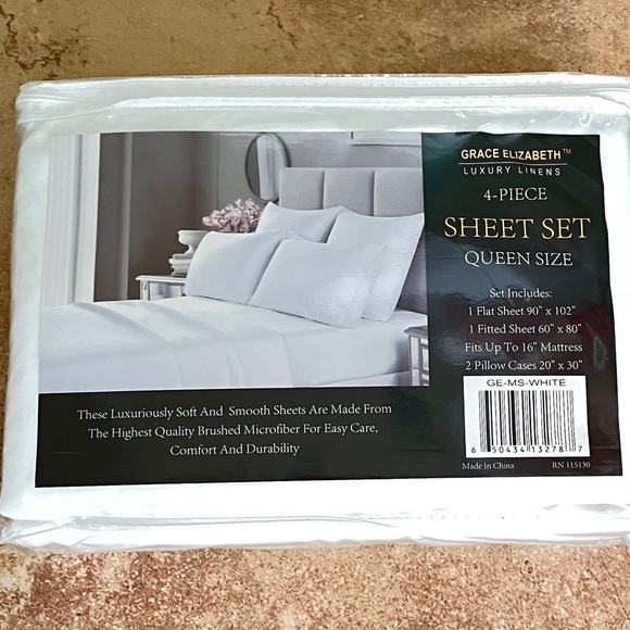 Grace Elizabeth Bedding New Queen Set Grace Elizabeth Luxury Linens